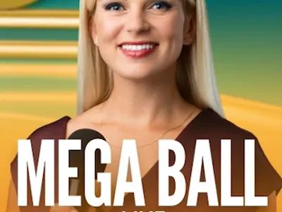 Golden Genie Casino: Mega Ball game by Evolution, RTP 95.4%