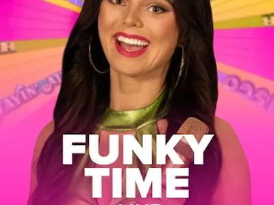 Golden Genie Casino: Funky Time game by Evolution, RTP 95.6%
