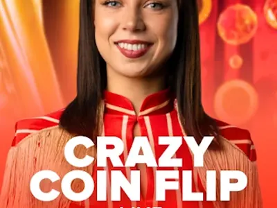 Golden Genie Casino: Crazy Coin Flip game by Evolution, RTP 96.1%