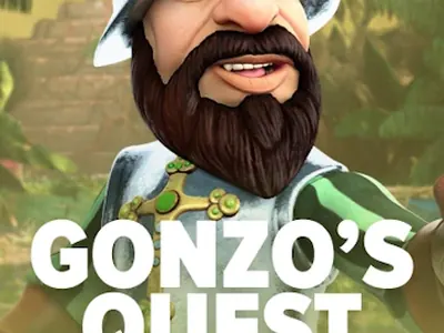 Golden Genie Casino: Gonzo's Quest game by NetEnt, RTP 95.9%