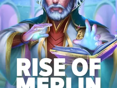 Golden Genie Casino: Rise of Merlin game by Play'n GO, RTP 96.2%