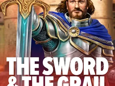 Golden Genie Casino: The Sword and the Grail game by Play'n GO, RTP 96.2%